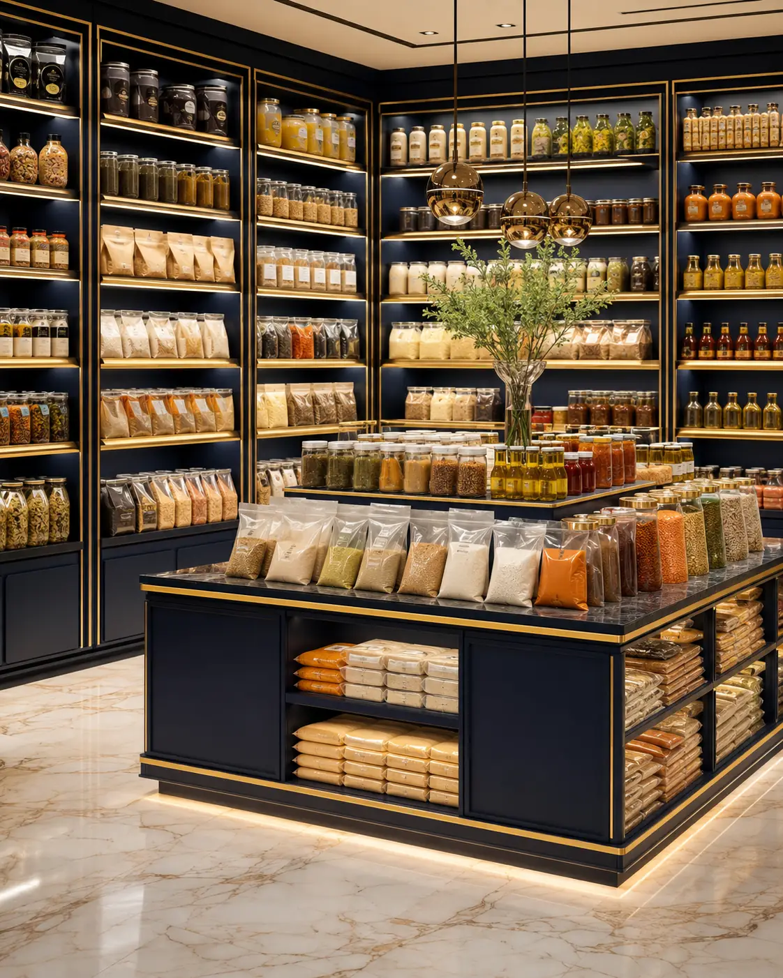 DaaBasics Limited grocery and pantry retail category display