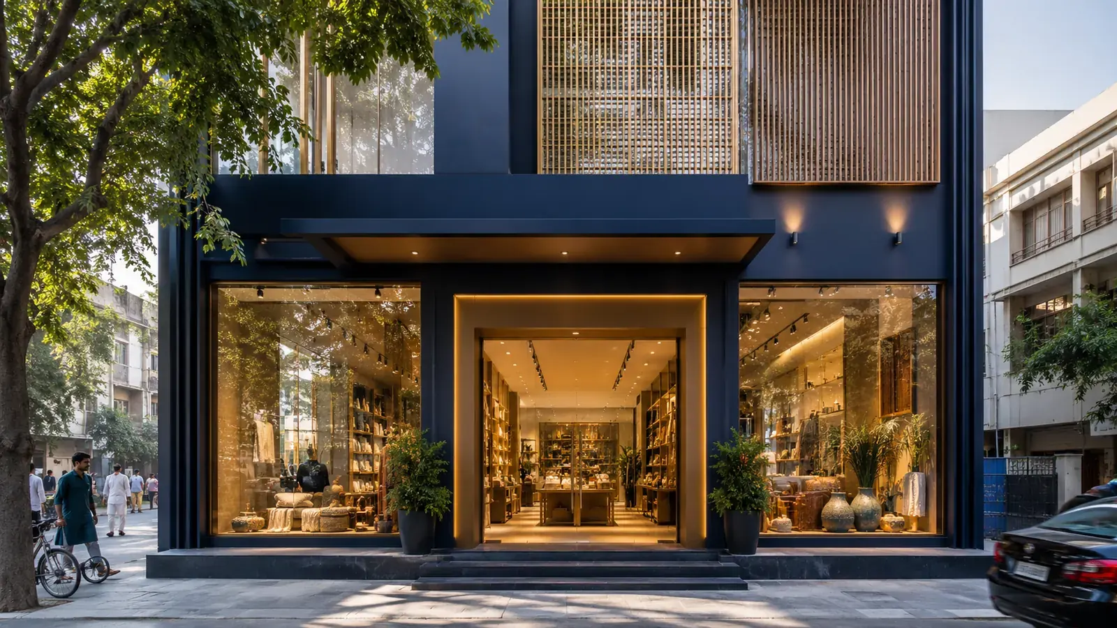 Modern Pakistani retail store representing a DaaBasics franchise opportunity