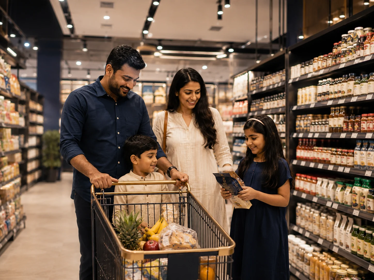 Beverages and snacks category