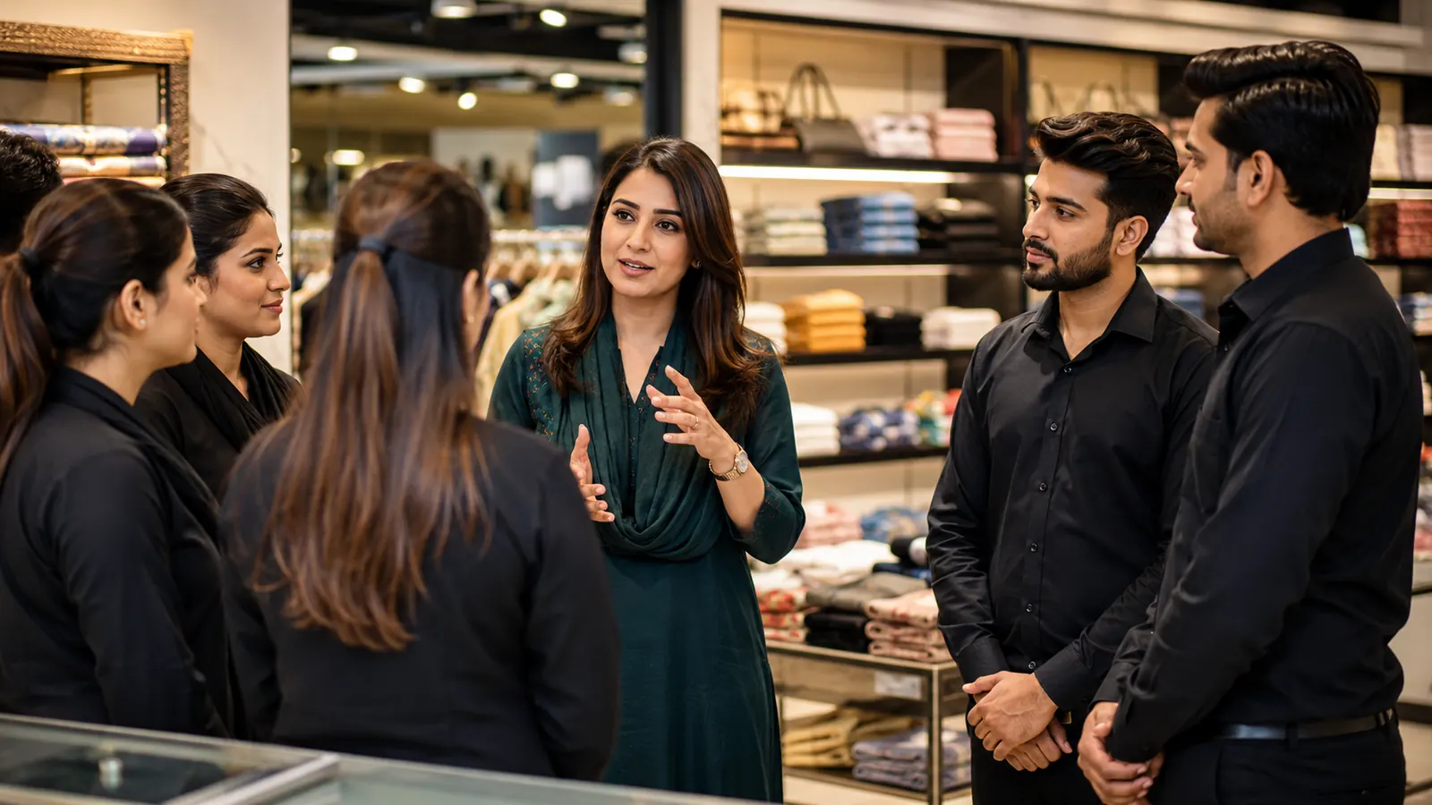 Pakistani retail operating team
